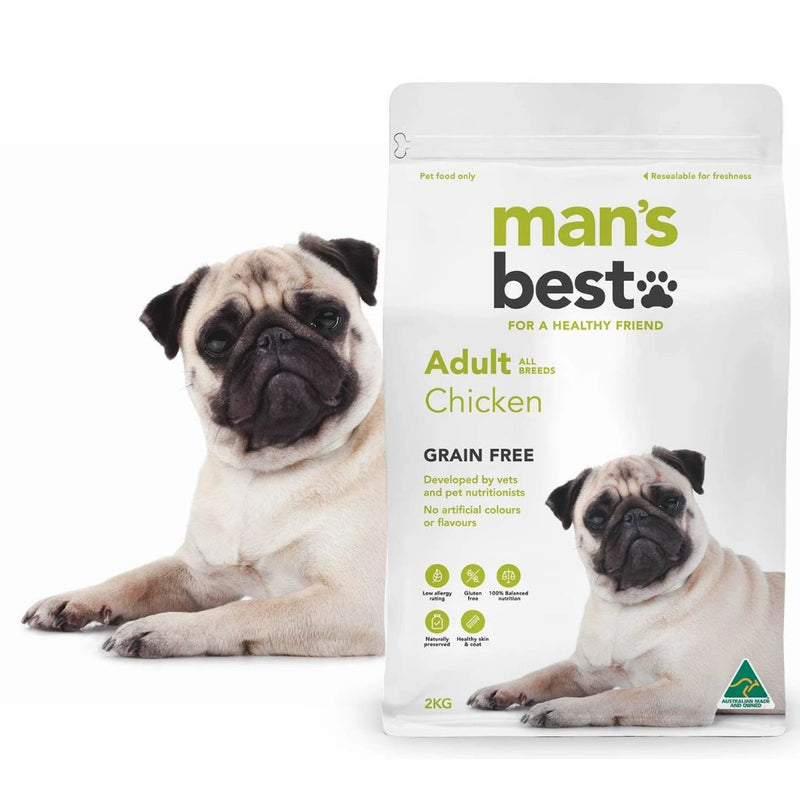 Mans Best Adult Dog Food Chicken  | PeekAPaw Pet Supplies