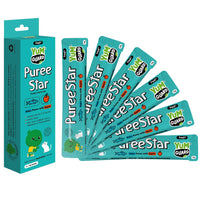 YumGuard Puree Star Hake with Apple cat treats, 14g x 6 pack shot