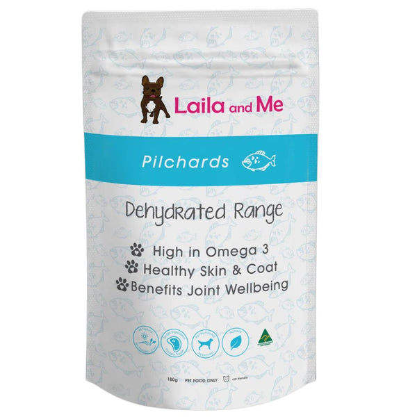 Laila & Me Dehydrated Range Cat & Dog Treats Pilchards | PeekAPaw Pet Supplies