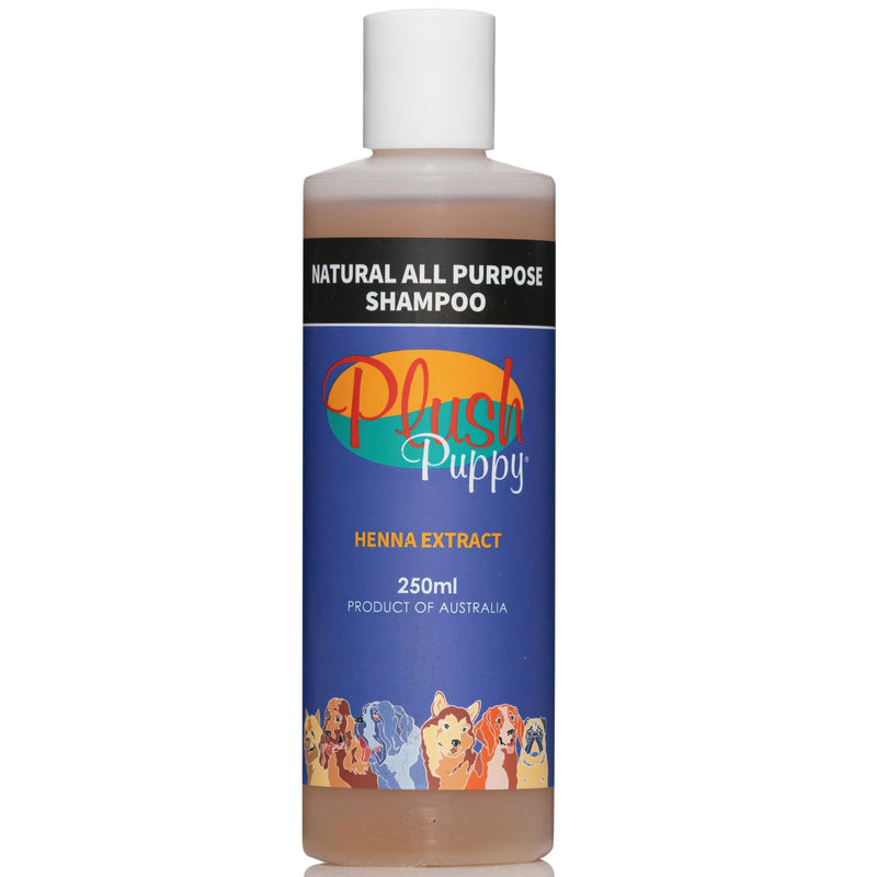 Plush Puppy Natural All Purpose Shampoo with Henna 250mL | PeekAPaw Pet Supplies