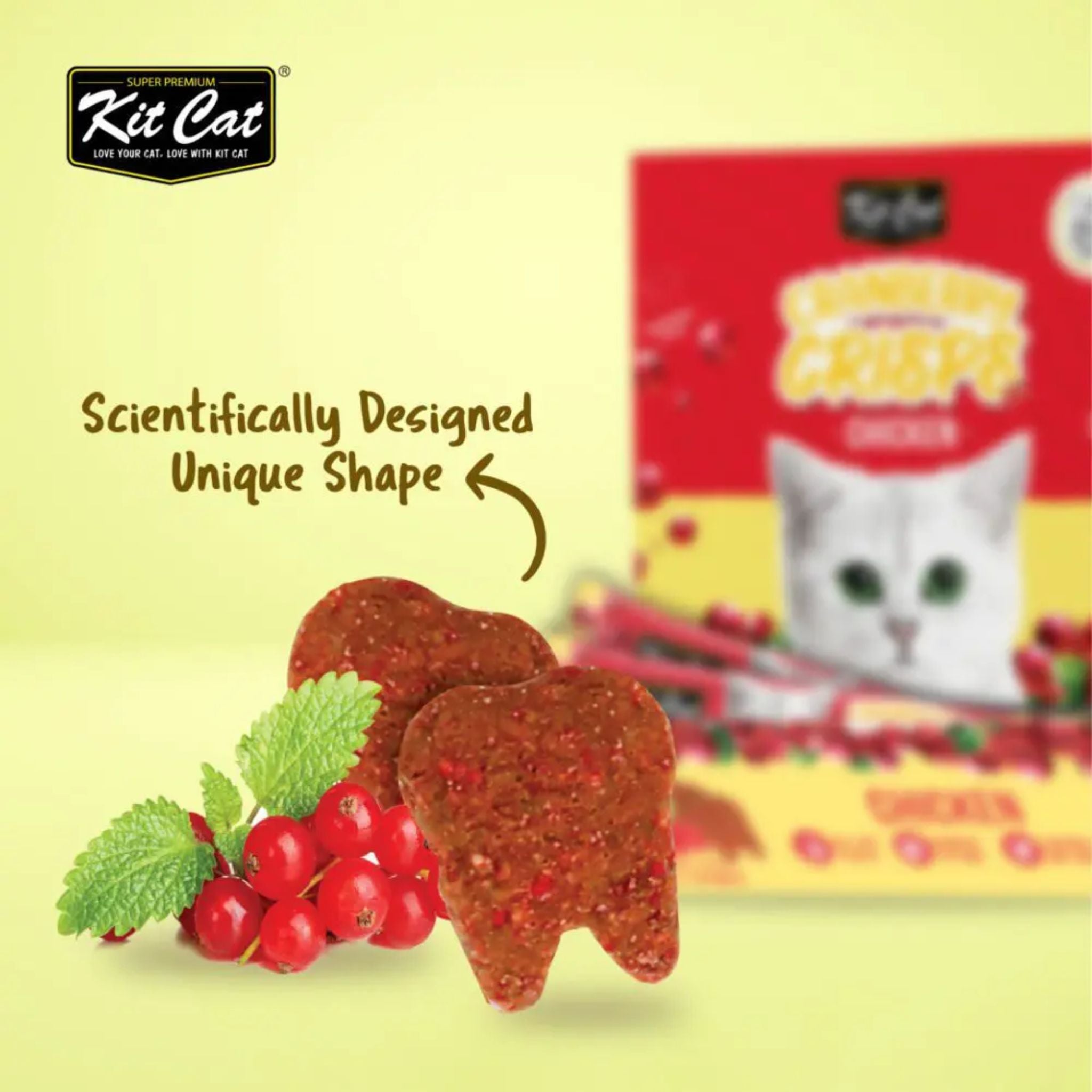 Kit Cat Cranberry Crisps Chicken Cat Treats