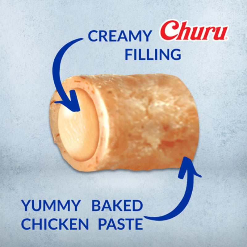 Inaba Cat Treat Churu Fun Bite Chicken Wraps with Tuna | PeekAPaw Pet Supplies