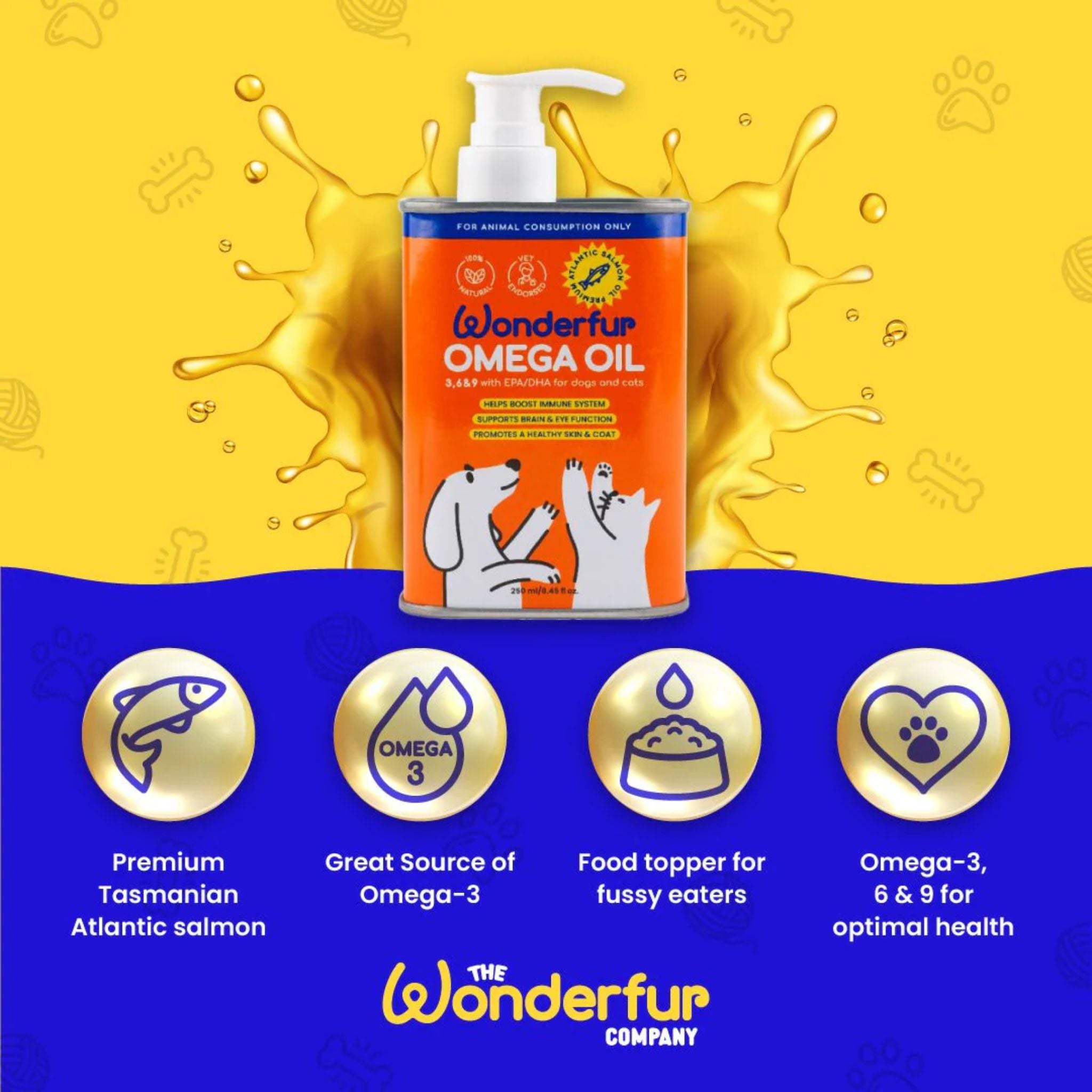 Wonderfur  Super Omega Oil for Dogs & Cats