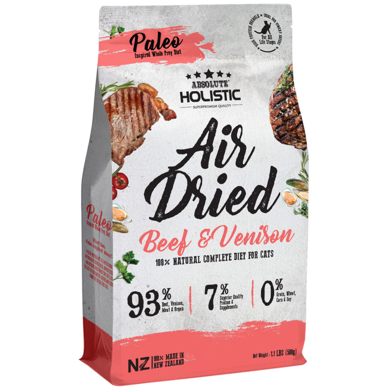 Absolute Holistic Air Dried Cat Food Beef & Venison