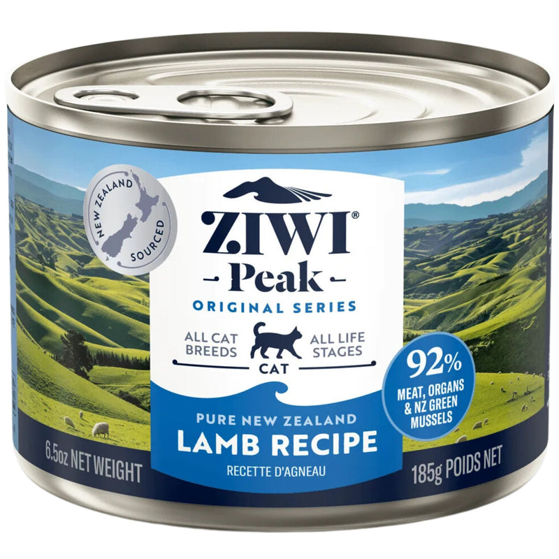 ZIWI Peak Cat Food Cans Lamb 185g | PeekAPaw Pet Supplies