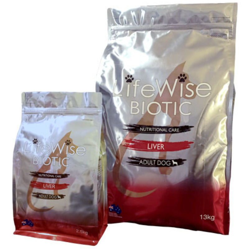 LifeWise Dry Dog Food Biotic Liver & Kidney 13kg | PeekAPaw Pet Supplies