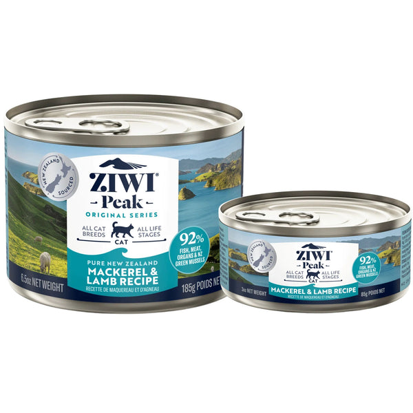 ZIWI Peak Cat Food Cans Mackerel and Lamb | PeekAPaw Pet Supplies