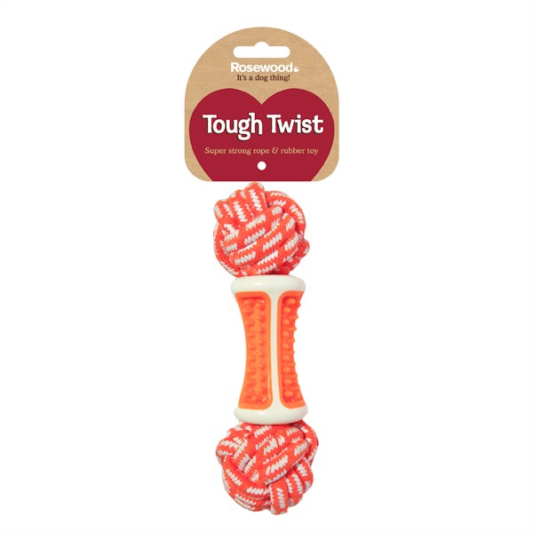 Rosewood Dog Toys Tough Twist Dental Ball