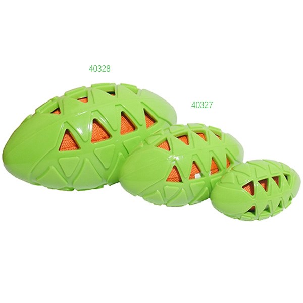 Rosewood Dog Toys Tough Crunch Rugby Ball