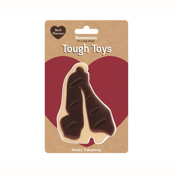 Rosewood Dog Toys Meaty Meat Takeaway Steak