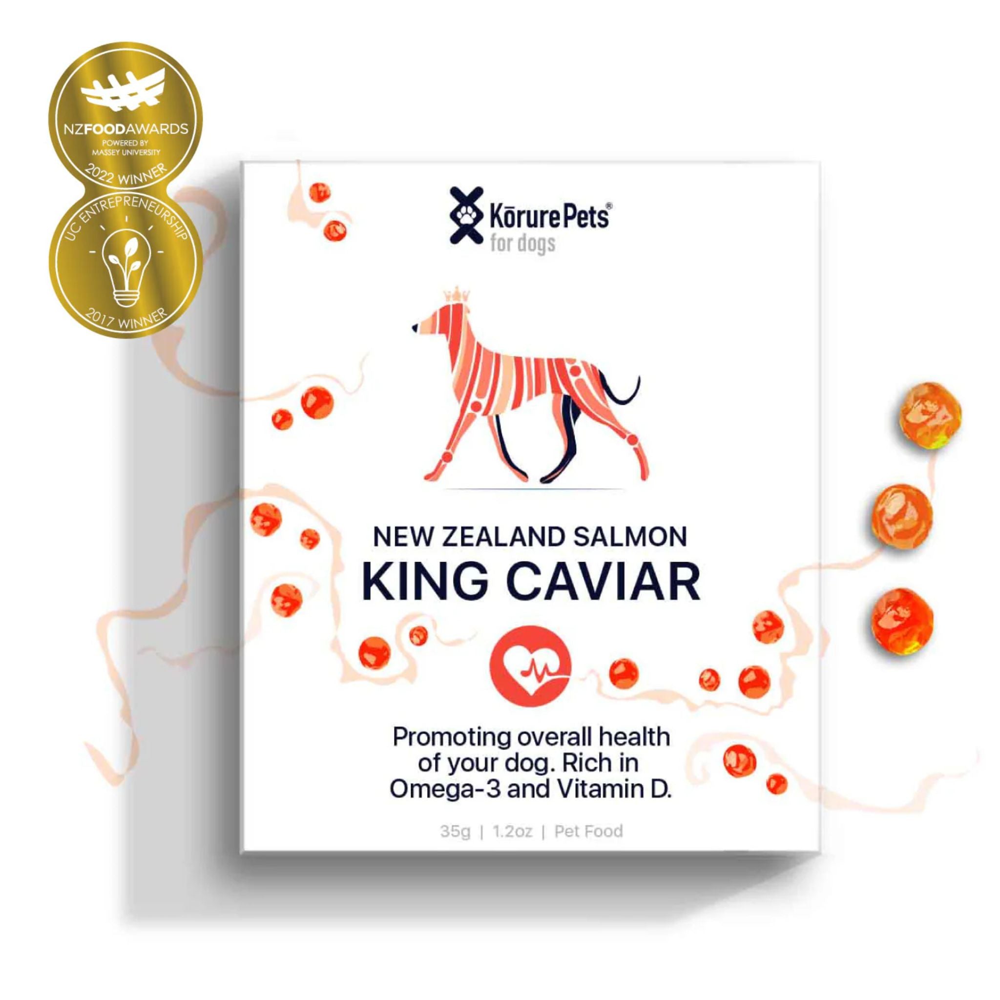 Korure Pets King Salmon Caviar for Dogs