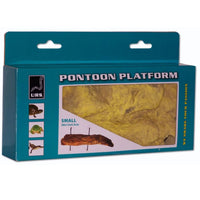 URS Pontoon Platform small in its window box, sandstone-look floating turtle ledge