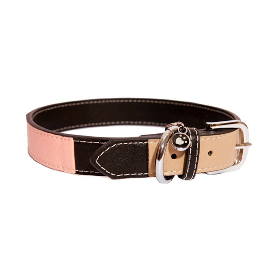 Rosewood Three Tone Dog Collar