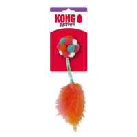 KONG Cat Toys Active Bubble Ball Teaser Assorted shown in its retail packaging