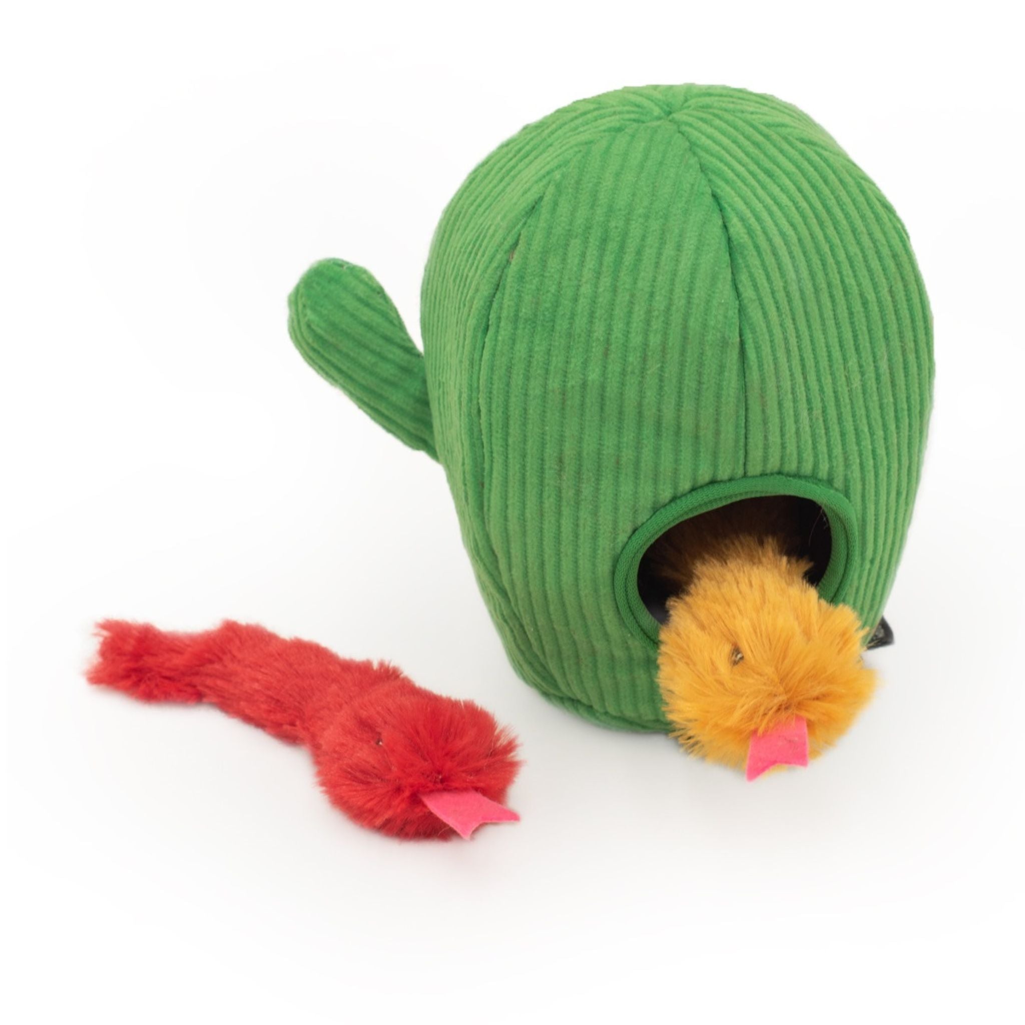 Zippy Paws ZippyClaws Burrow Cat Toys - Snakes in Cactus