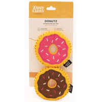 Zippy Paws ZippyClaws plush donut cat toys in their retail pack