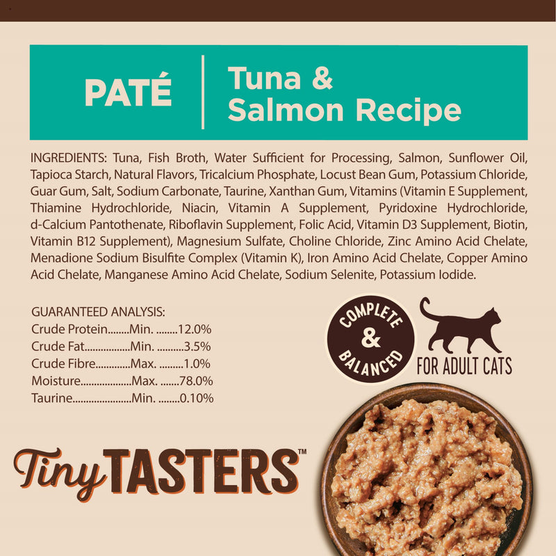 Wellness Core Wet Cat Food Tiny Tasters Tuna & Salmon Pate