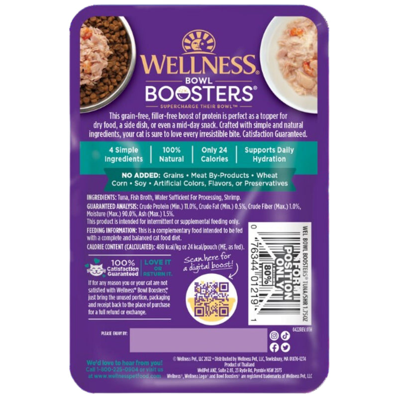 Wellness Core Wet Cat Food Topper Simply Shreds Flaked Tuna & Shrimp