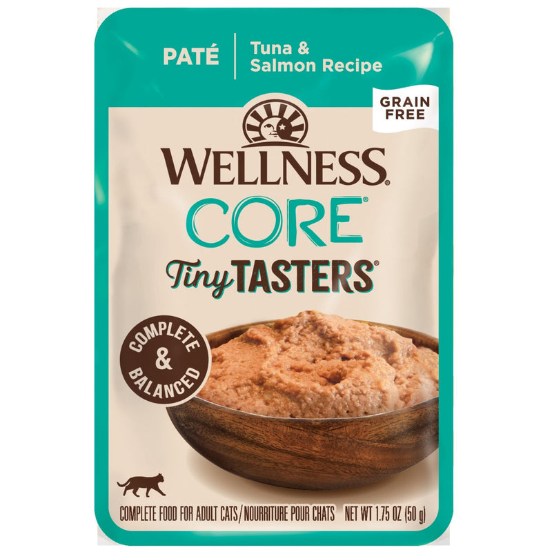 Wellness Core Wet Cat Food Tiny Tasters Tuna & Salmon Pate