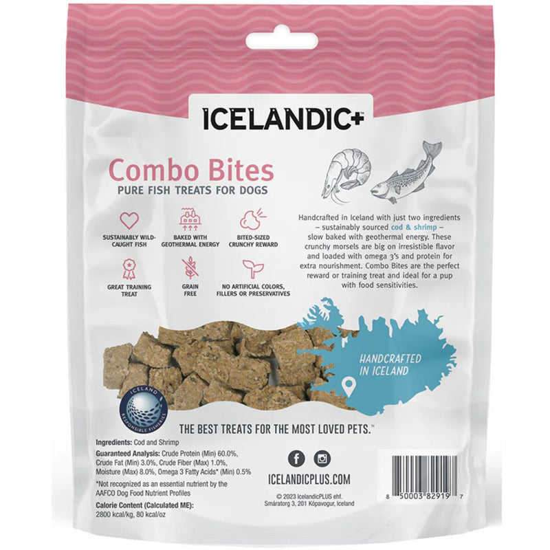 Icelandic+ Dog Treats Cod & Shrimp Combo Bites
