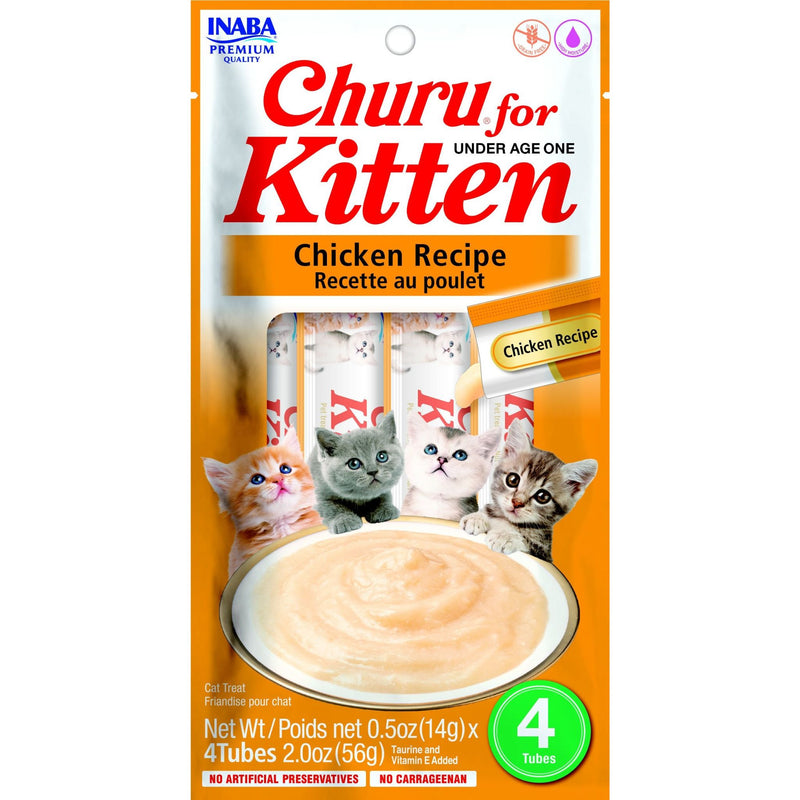 Inaba Kitten Treat Churu Puree Chicken