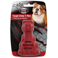 All for Paws AFP My T-Rex Tough Chew T-Rex red rubber dog chew on its printed header card