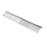 Artero Nature Collection mini grooming comb in steel, with fine and wider spaced teeth