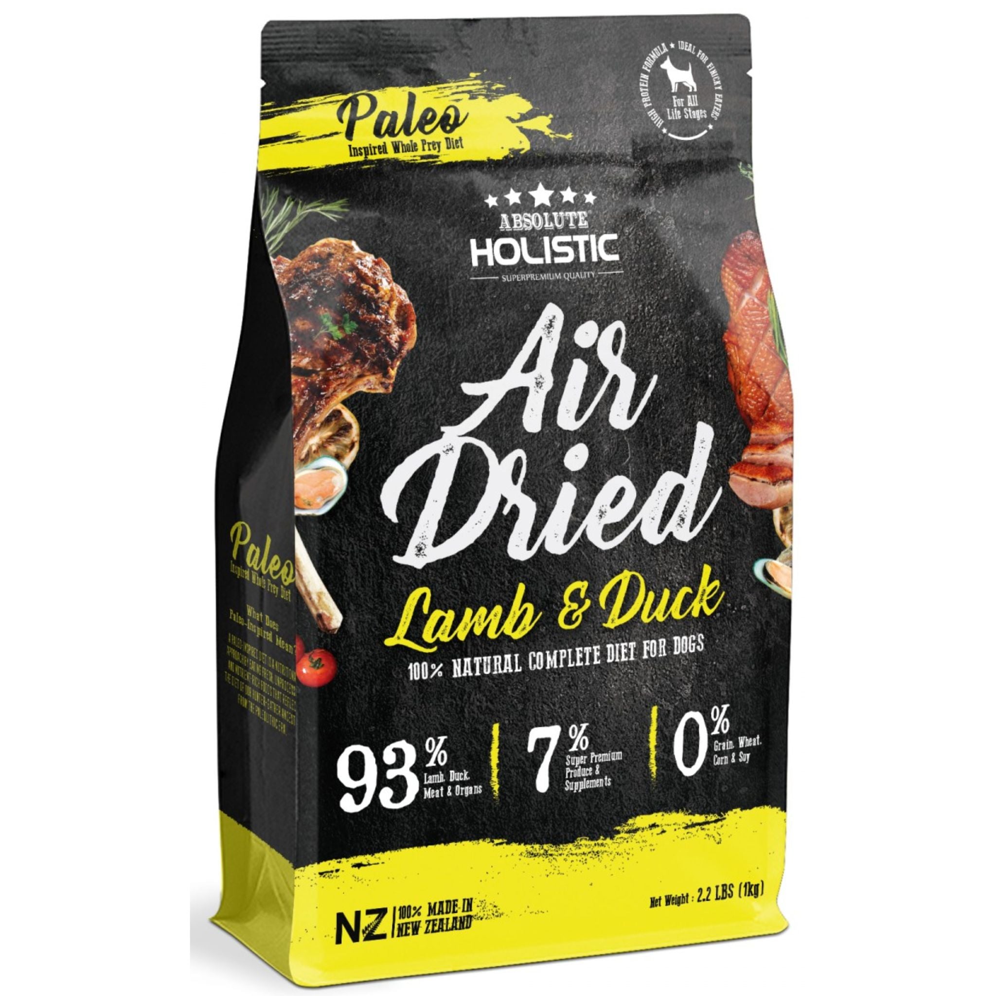 Absolute Holistic Air Dried Dog Food Lamb & Duck
