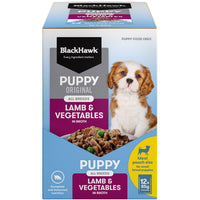 Black Hawk Original Puppy Lamb and Vegetables Wet Dog Food Pouch