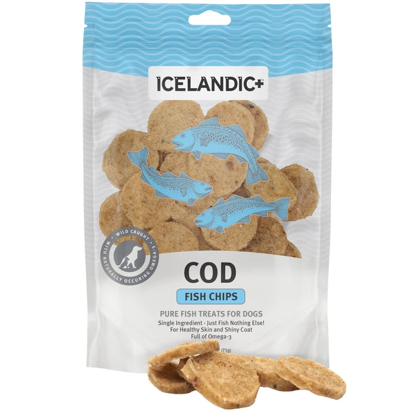 Icelandic+ Dog Treats Cod Fish Chips