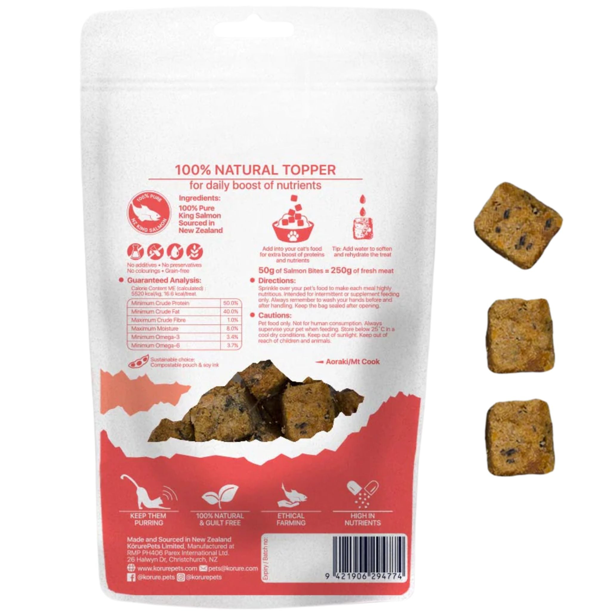 Korure Pets King Salmon Bites Cat Treats