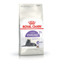 Royal Canin Sterilised 7+ dry cat food 1.5kg bag front