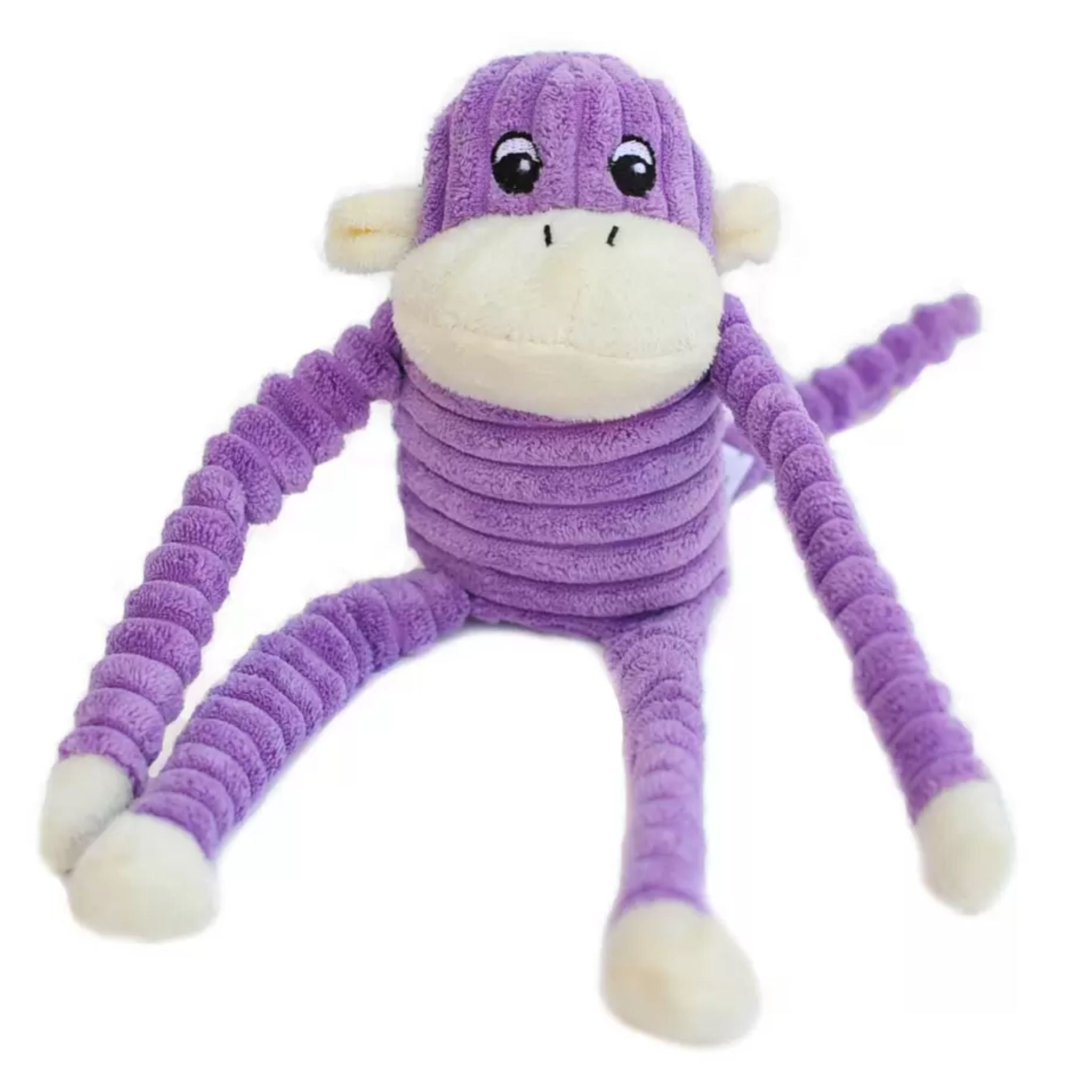 Zippy Paws Spencer The Crinkle Monkey Dog Toy