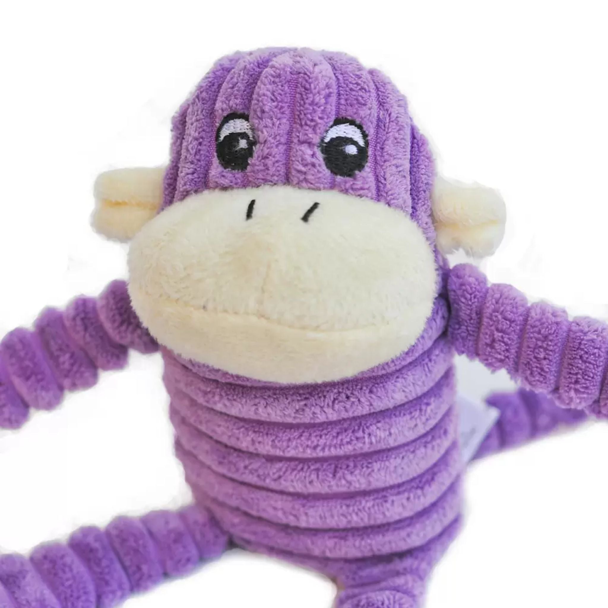 Zippy Paws Spencer The Crinkle Monkey Dog Toy