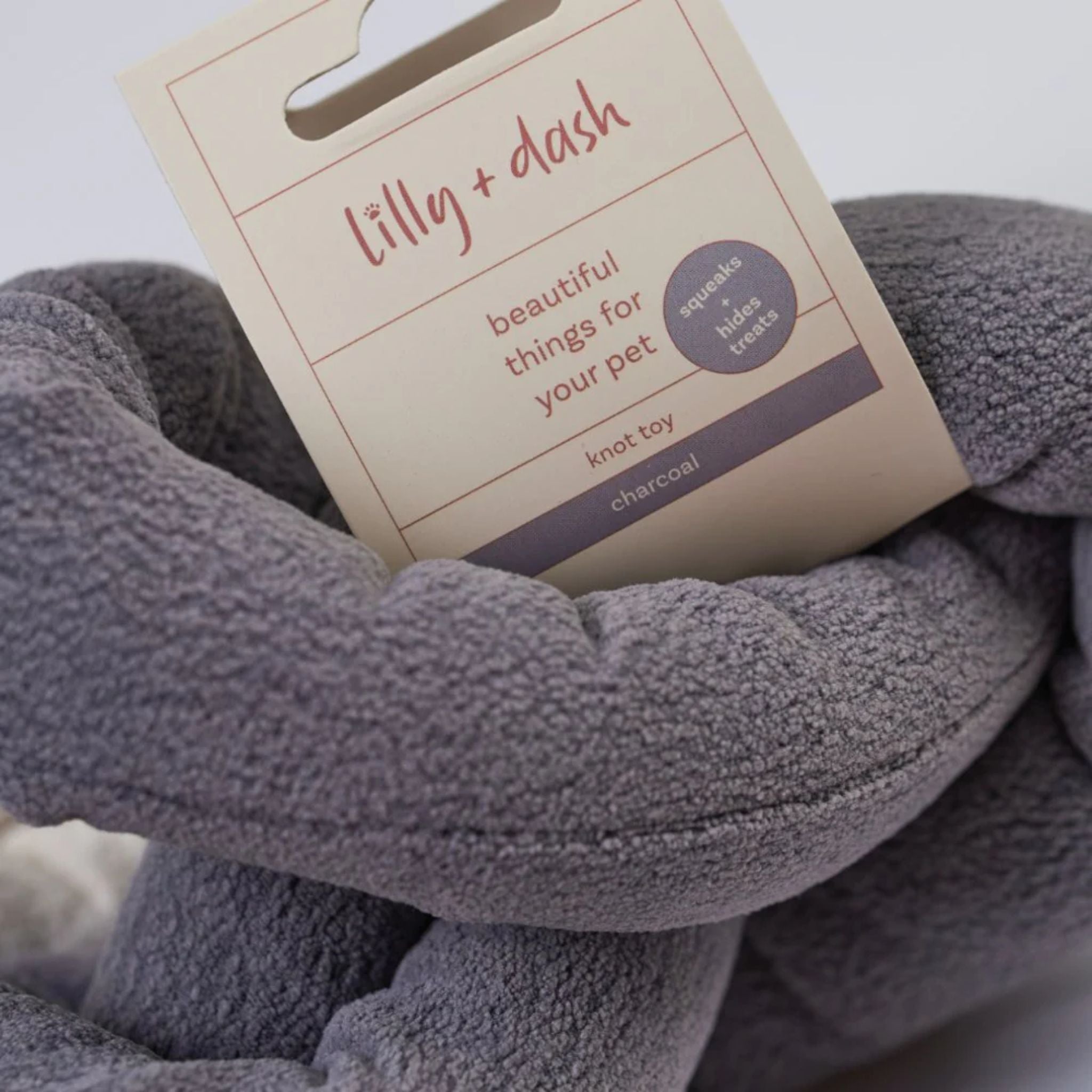 Lilly and Dash Knot Dog Toy