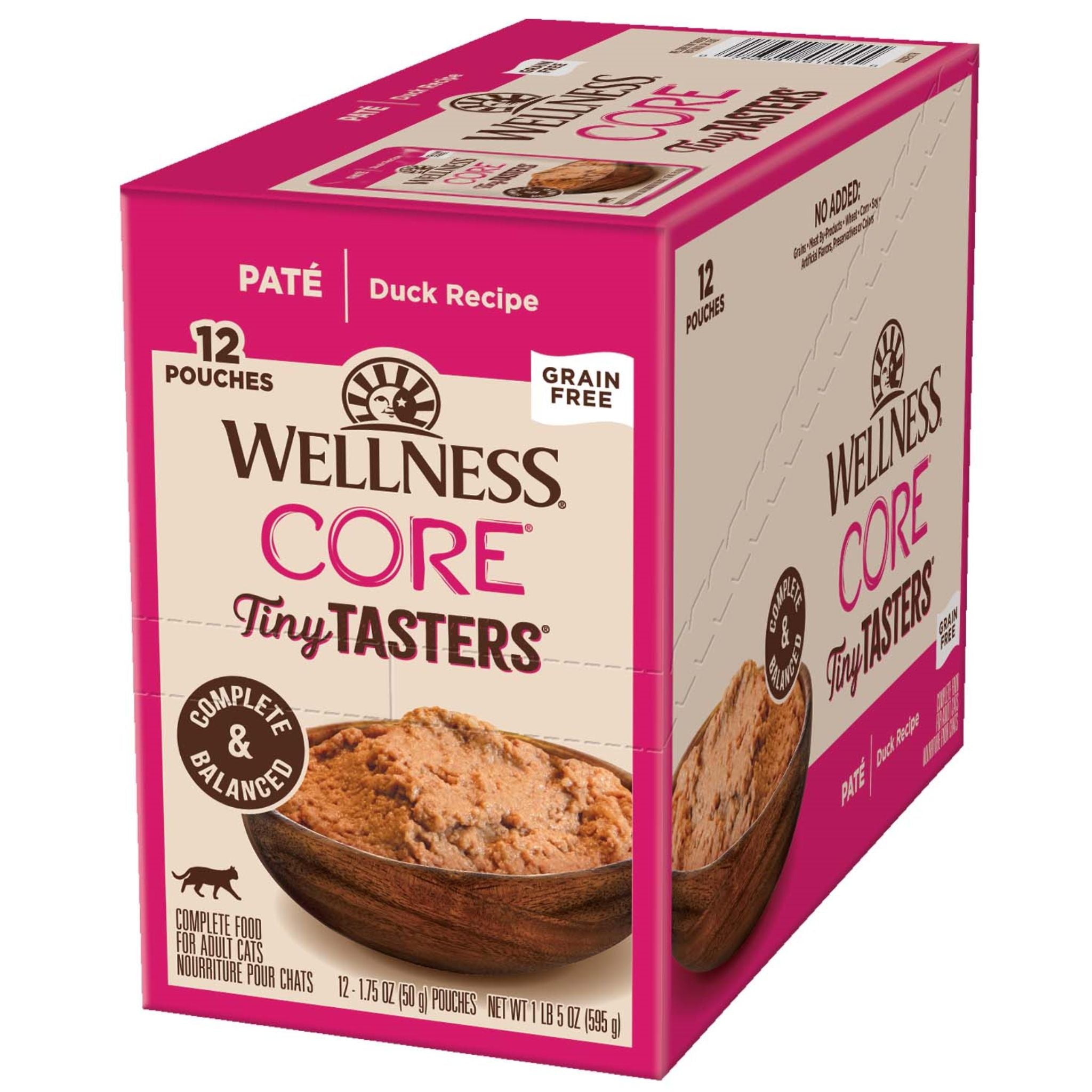 Wellness Core Wet Cat Food Tiny Tasters Duck Pate