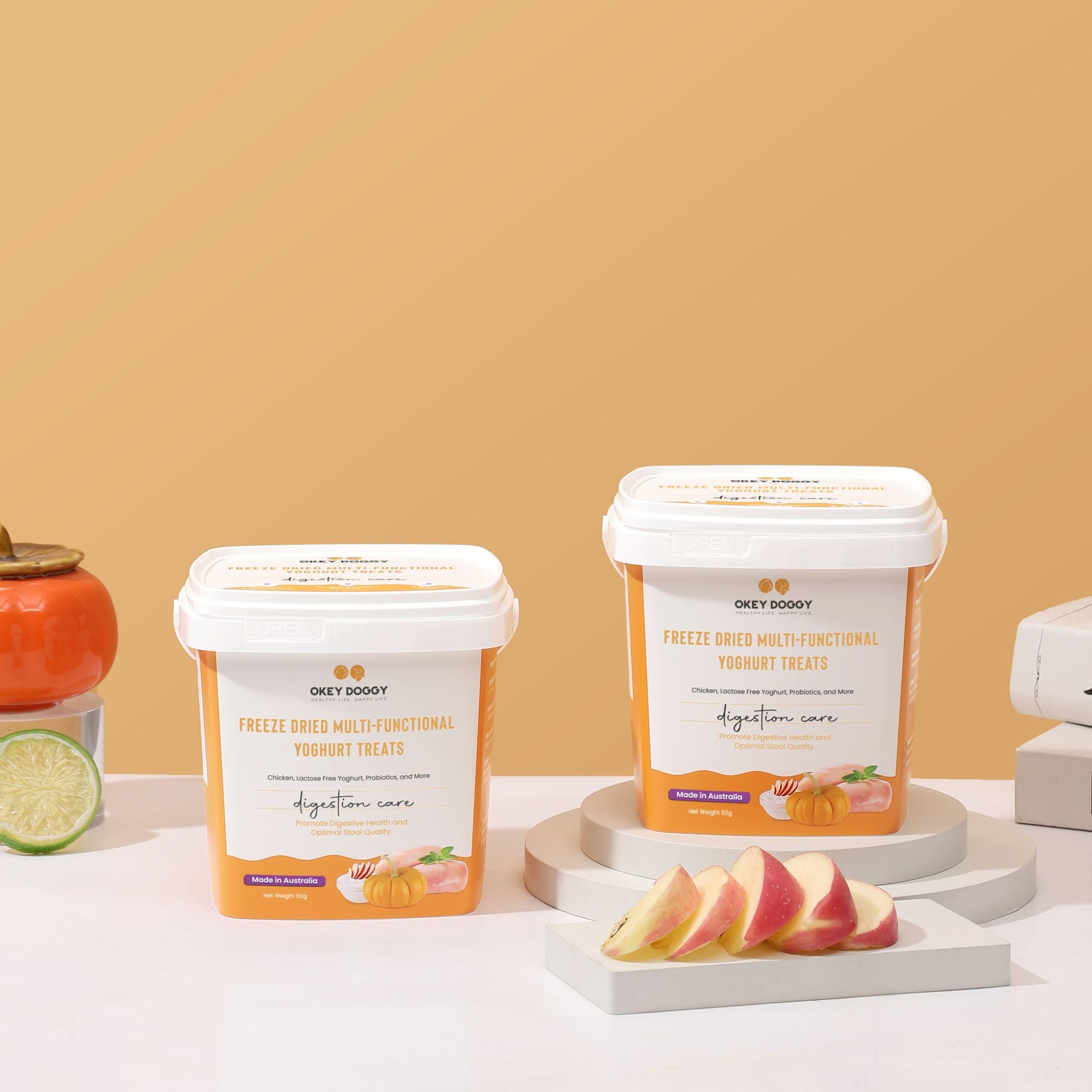 Okey Doggy Freeze Dried Multi-Functional Yoghurt Treats for Dogs & Cats Digestion Care