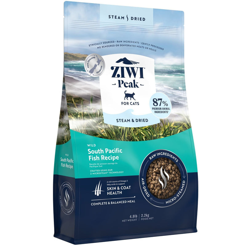 Ziwi Peak Steam and Dried Cat Food Wild South Pacific Fish