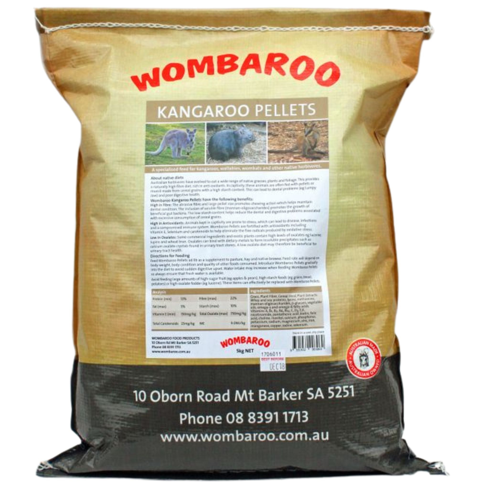 Wombaroo Kangaroo Pellets
