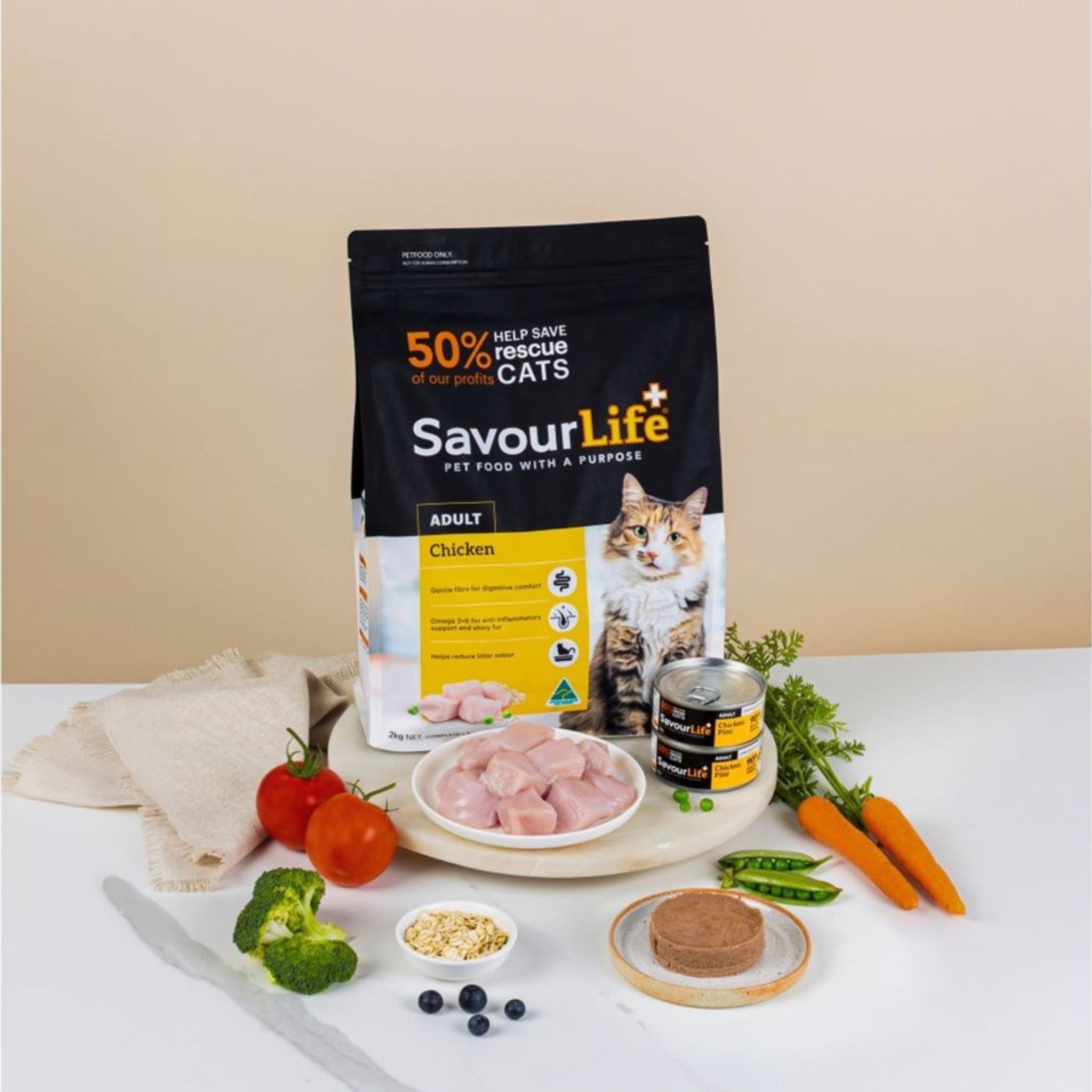 SavourLife Adult Chicken Dry Cat Food
