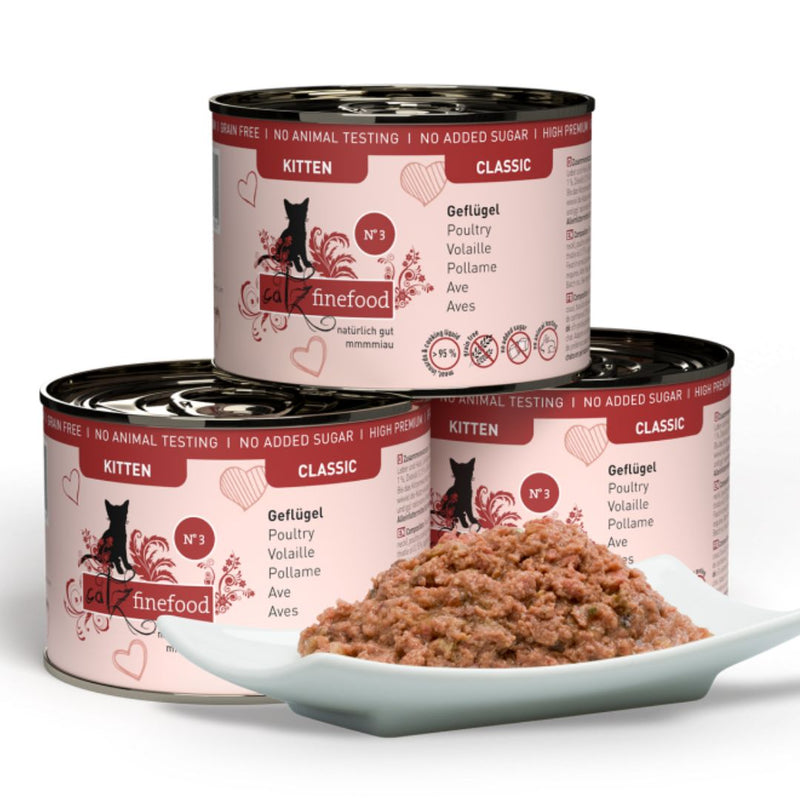 Catz Finefood Classic No.3-Kitten |  PeekAPaw Pet Supplies