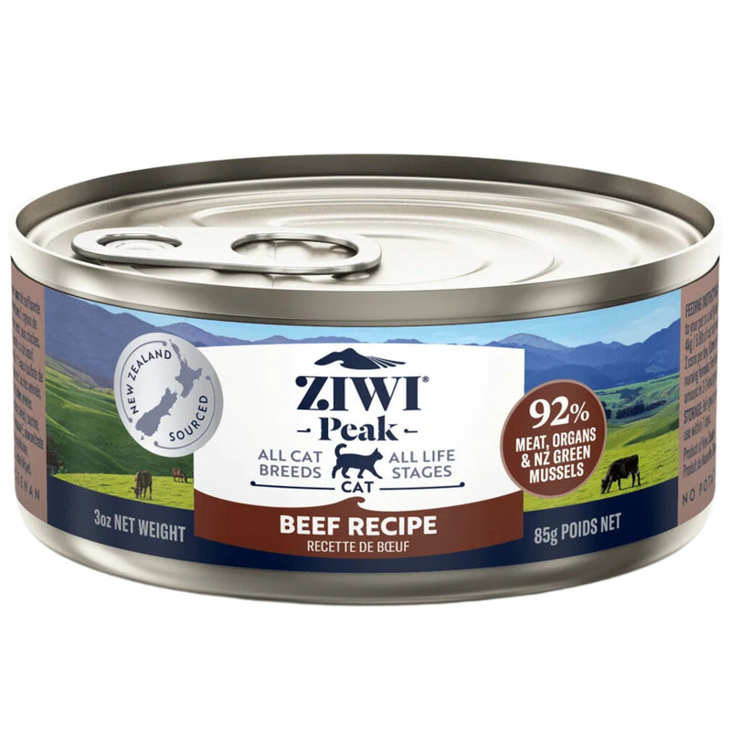 ZIWI Peak Cat Food Cans Beef 85g | PeekAPaw Pet Supplies
