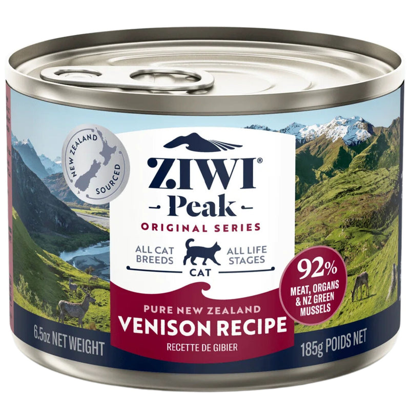 ZIWI Peak Cat Food Cans Venison 185g | PeekAPaw Pet Supplies
