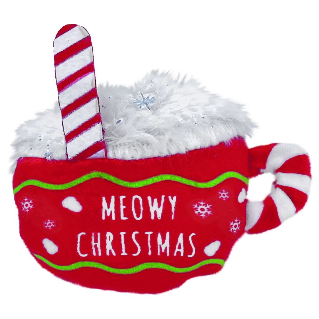 KONG Cat Toys Holiday Scrattles Cafe - 12 Pieces | PeekAPaw Pet Supplies