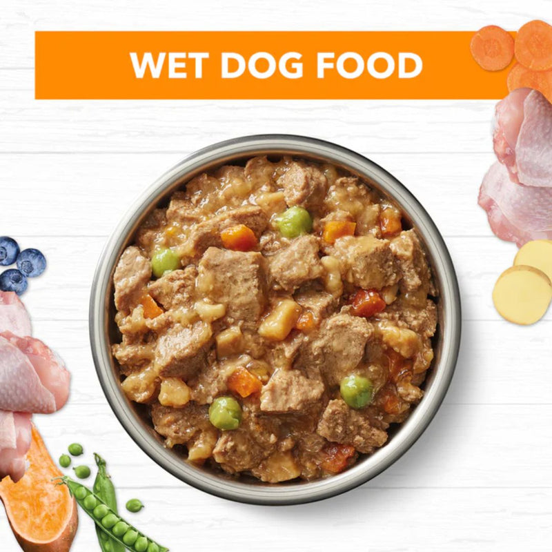 Ivory Coat Grain Free Adult All Wet Dog Food Chicken Stew  | PeekAPaw Pet Supplies
