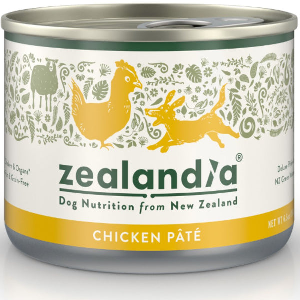 ZEALANDIA Premium Wet Dog Food Chicken Pate 185g x 24