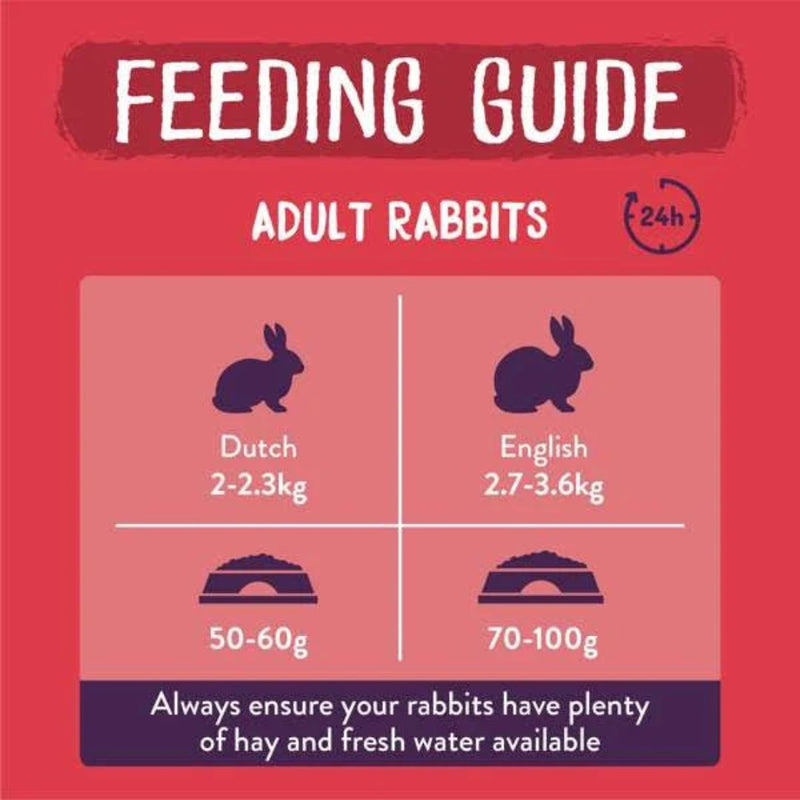 Burgess Excel Mature Rabbit Nuggets Cranberry & Thyme  | PeekAPaw Pet Supplies