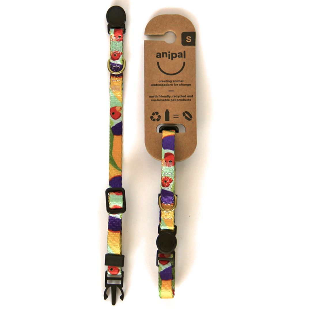 Anipal Gigi the Gouldian Finch Cat Collar