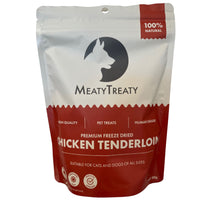 Meaty Treaty Chicken Tenderloins 80g packaging front