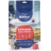 Ruffey Air Dried Dog Food Kangaroo - front of the resealable pack